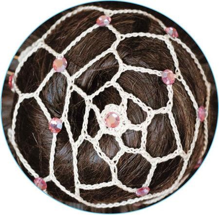 Timantillinen vaalea hiusverkko