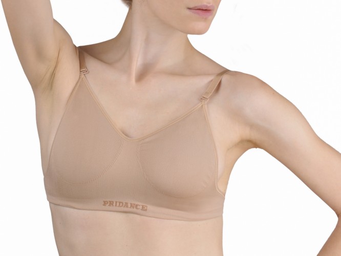 Pridance saumaton alustoppi selässä silikoninauha