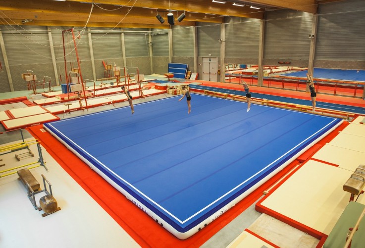 Airgym Airfloor Pro H20 ilmatäytteinen voimistelukanveesi 14 x 14 x 0,2 m AG-1400-1400-20 - Image 6
