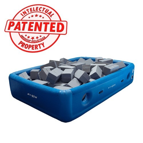 Airgym päällystetty vaahtomuovikuutio 40 x 20 x 20 cm 100 kpl erä - Image 3