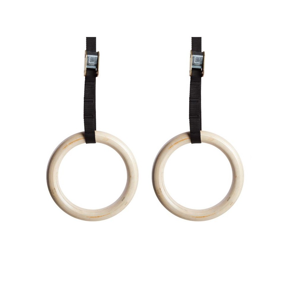 Amaya puiset korkeussäädettävät voimistelurenkaat AM-60928932