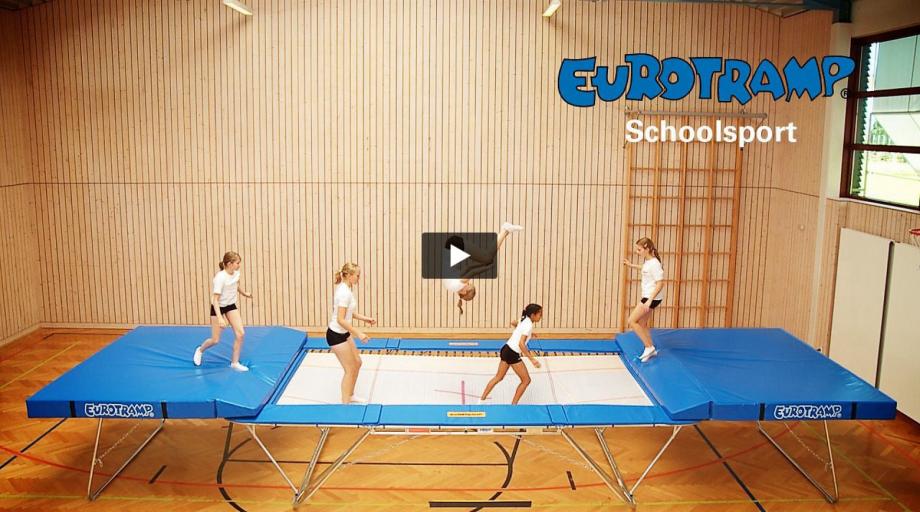 Eurotramp Master School trampoliini nosto- ja kuljetuslaitteistolla EU-22100 - Image 3