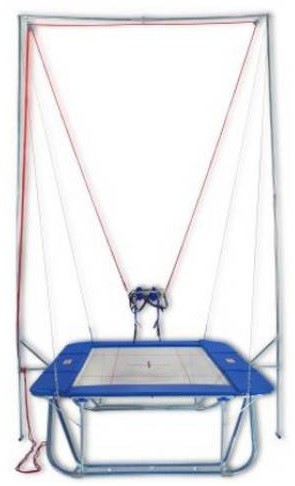 Eurotramp trampoliinin Bungee käsivinssi vetotaljalaite voltti- ja kierrevolttivyötä varten EU-34500