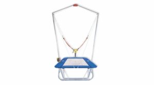 Eurotramp trampoliinin Bungee moottorivinssillä varustettu vetotaljalalaite voltti- ja kierrevolttivyötä varten EU-34550