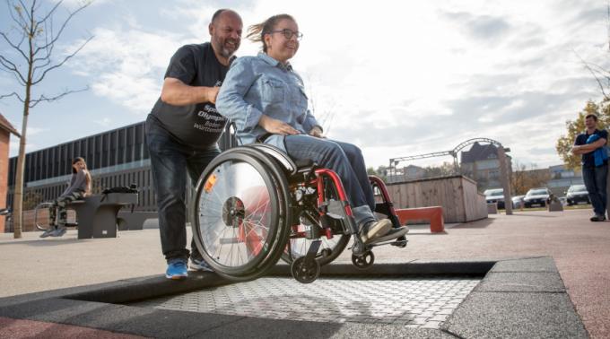 Eurotramp Kids Tramp Playground XL ground trampoline 2 x 2 m reinforced jumping bed - Image 3