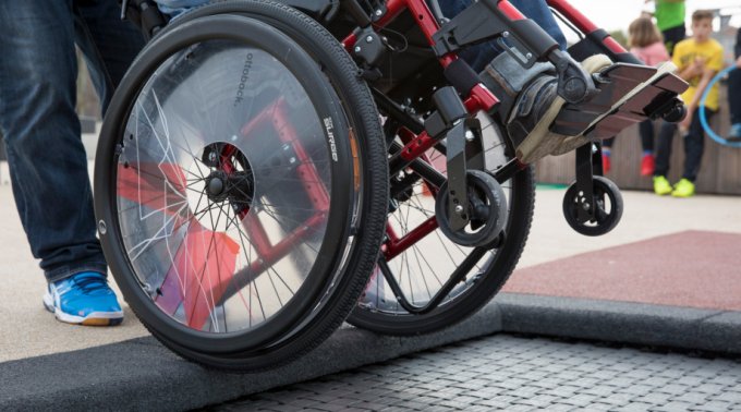 Eurotramp Kids Tramp Playground XL ground trampoline 2 x 2 m reinforced jumping bed - Image 4