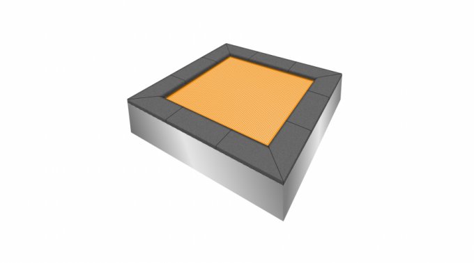 Eurotramp Kindergarten Kids trampoliini XL 2 x 2 m EU-97510