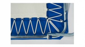 Eurotramp jumping bed perlon + integrated frame pads for minitramps 112 x 112 cm