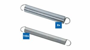 Eurotramp 118 kpl:n teräsjousisetti EU-E31133