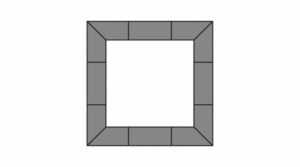 Eurotramp Playground Kids Tramp XL bonded impact protection system 2 x 2 m