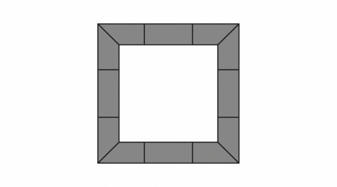 Eurotramp Playground Kids Tramp XL bonded impact protection system 2 x 2 m