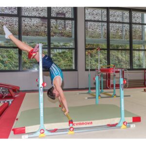 Gymnova käsinseisontaharjoituslaite kahdella kuminauhalla GY-0136