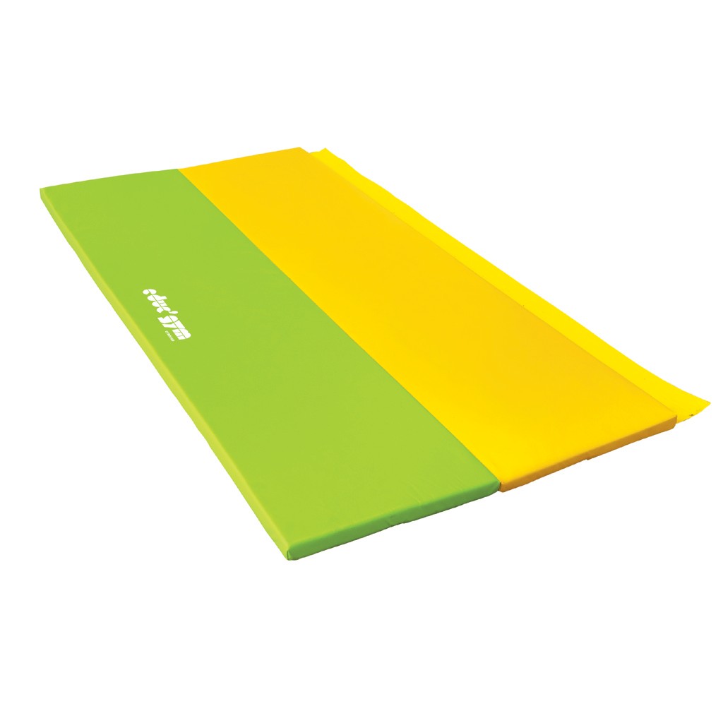Gymnova Educ’gym lime-yellow foldable mat 200 x 100 x 4 cm GY-0450