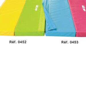 Gymnova Educ’gym fuksia-sininen taitettava voimistelumatto 200 x 100 x 10 cm GY-0453