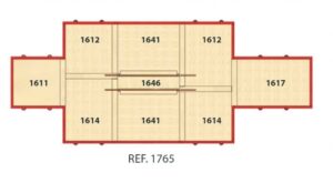 Gymnovan FIG nojapuiden alastulomatto 260 x 200 x 20 cm GY-1641