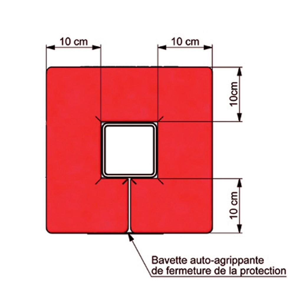Gymnova protective pad for square posts - Image 2