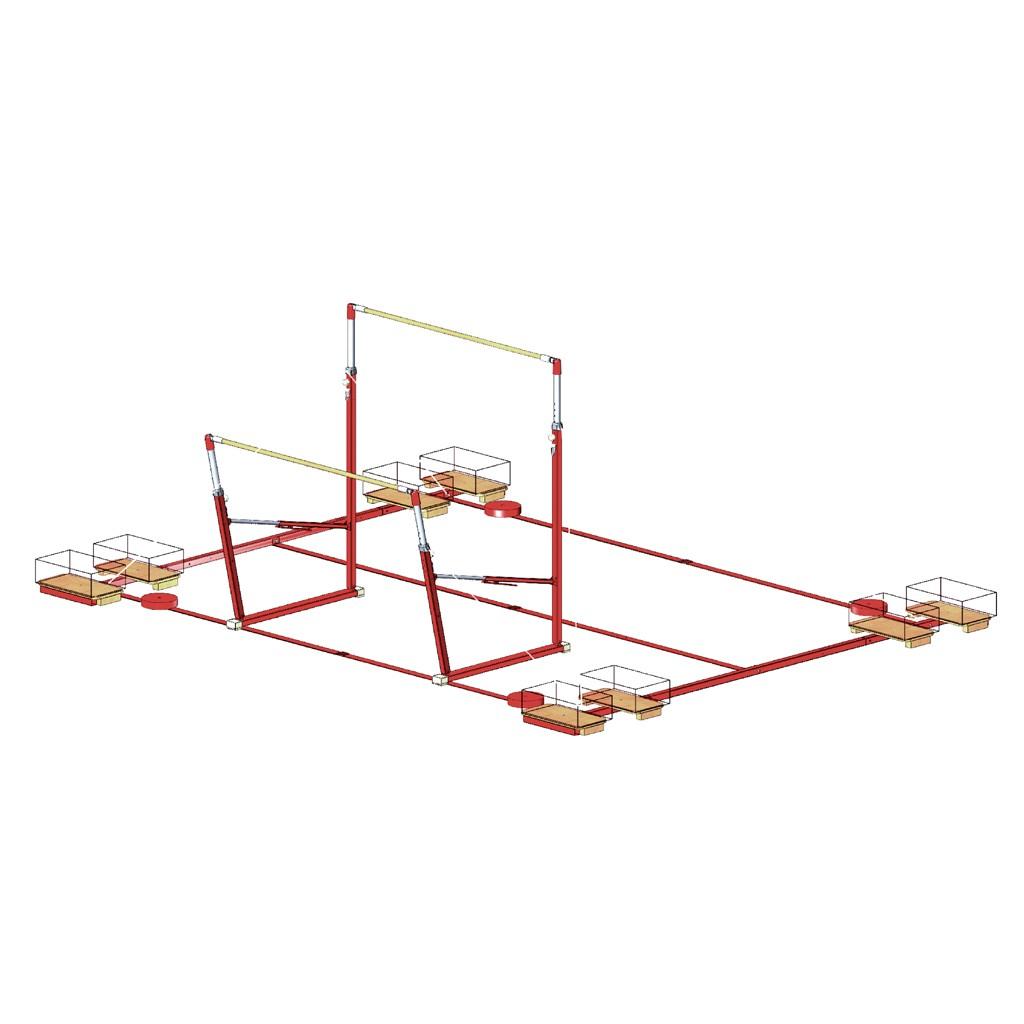 Gymnova self-stabilising frame