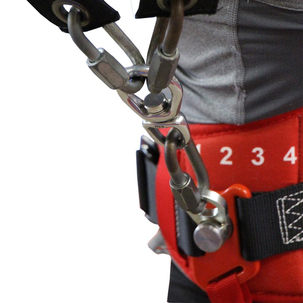 Gymnova adjustable somersault belt with adjustable leg straps - Image 3