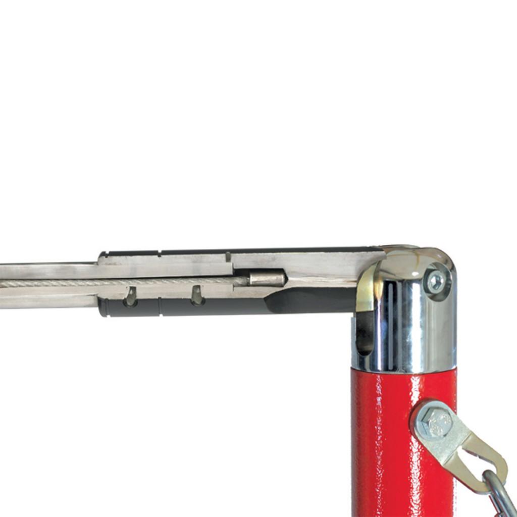 Gymnova Montreal high bar with safety hand-rail and short cable system - Image 2