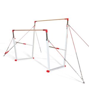 Gymnova FIG Rio asymmetric bars with standard wooden hand rail