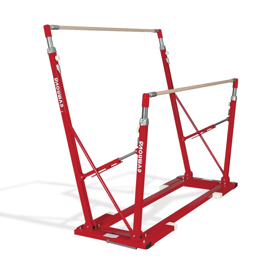 Gymnova Compact asymmetric bars, folding feet, transport trolleys - Image 2