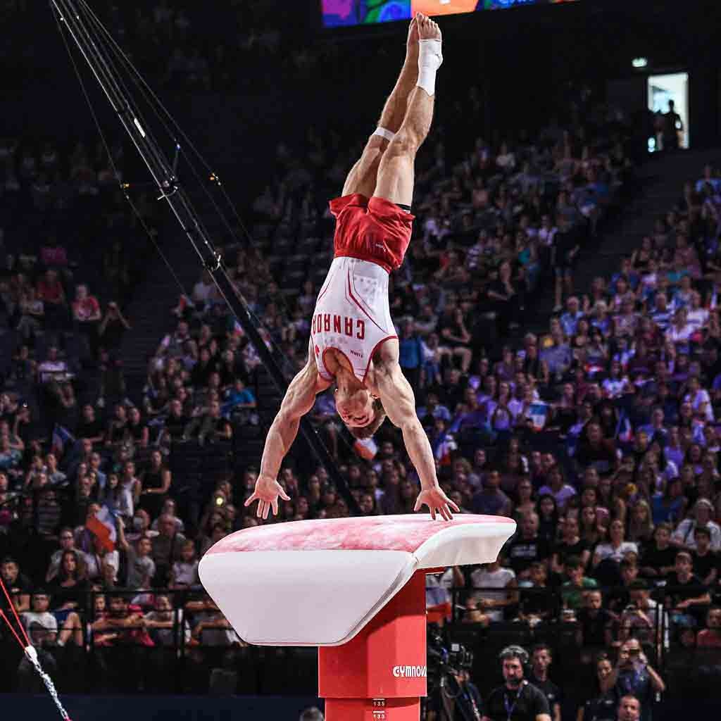 Gymnova FIG Montreal vaulting table with central leg - Image 5