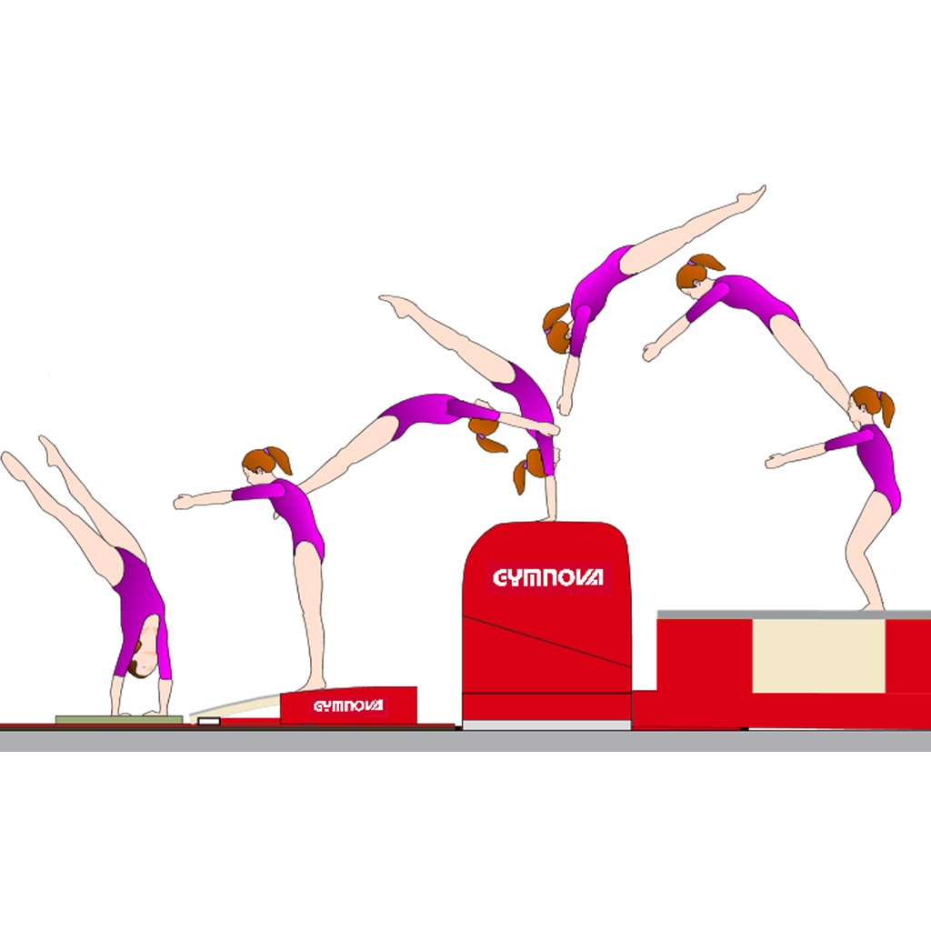 Gymnova foam vaulting table 120 x 95 x 135 cm GY-3472 - Image 3