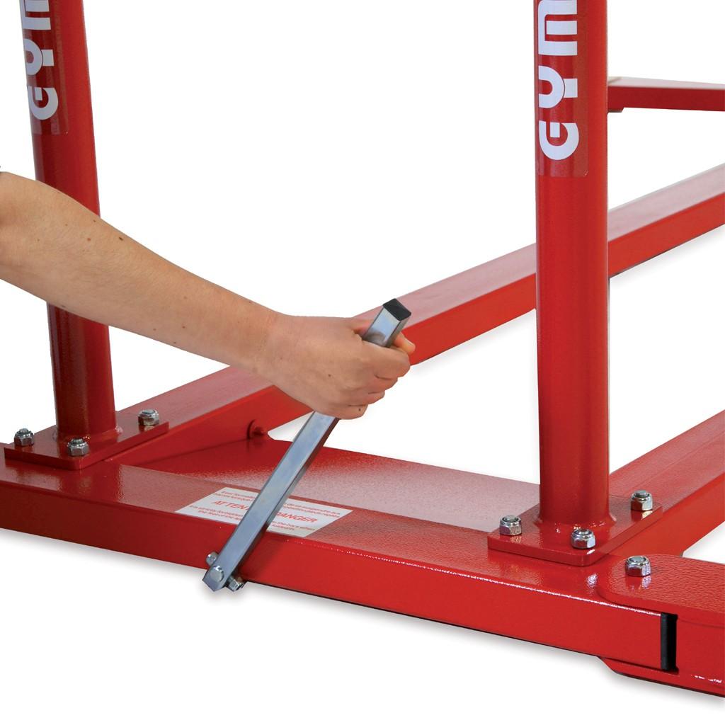 Gymnova nojapuiden ja eritasonojapuiden siirtopyörät GY-3850 - Image 2