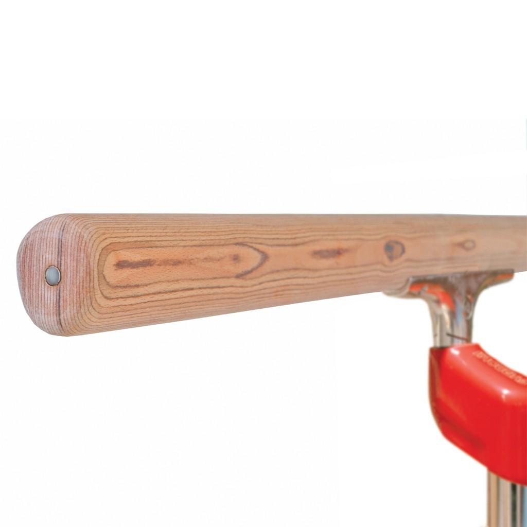 Gymnova reinforced rail with PVC support