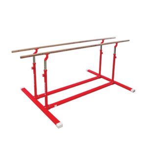 Gymnova Compact parallel bars with folding legs and transport trolleys