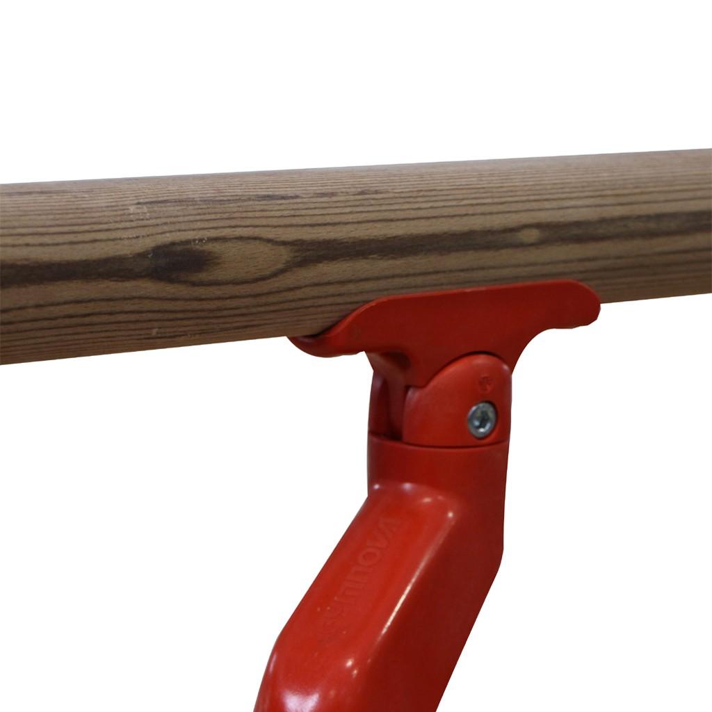 Gymnova Compact parallel bars with folding legs and transport trolleys - Image 3