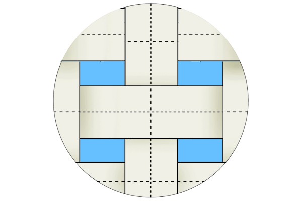 Gymnova trampoliinin verkko 13 x 13 mm GY-5160