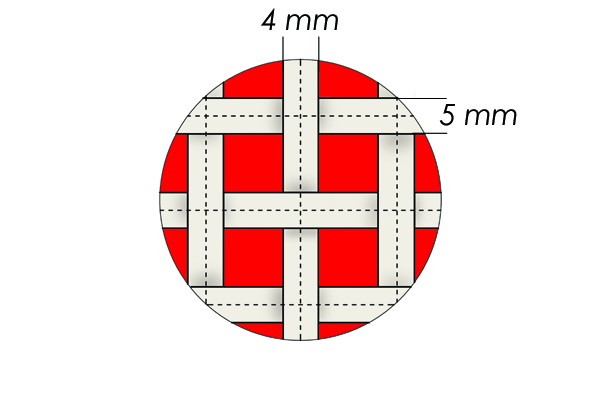 Gymnova trampoliinin verkko 5 x 4 mm GY-5166