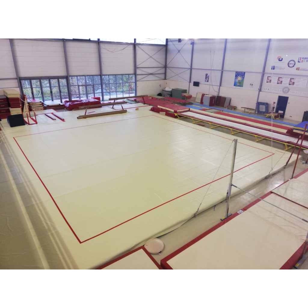 Gymnova permannon / kanveesin yksivärinen PVC suojapäällinen 13 x 13 m GY-6374 - Image 3