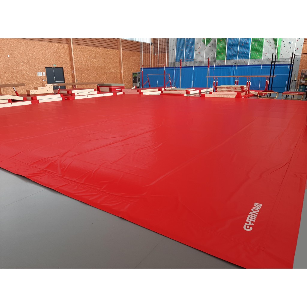 Gymnova one-coloured protective PVC cover for exercise floor 14 x 14 m GY-6376