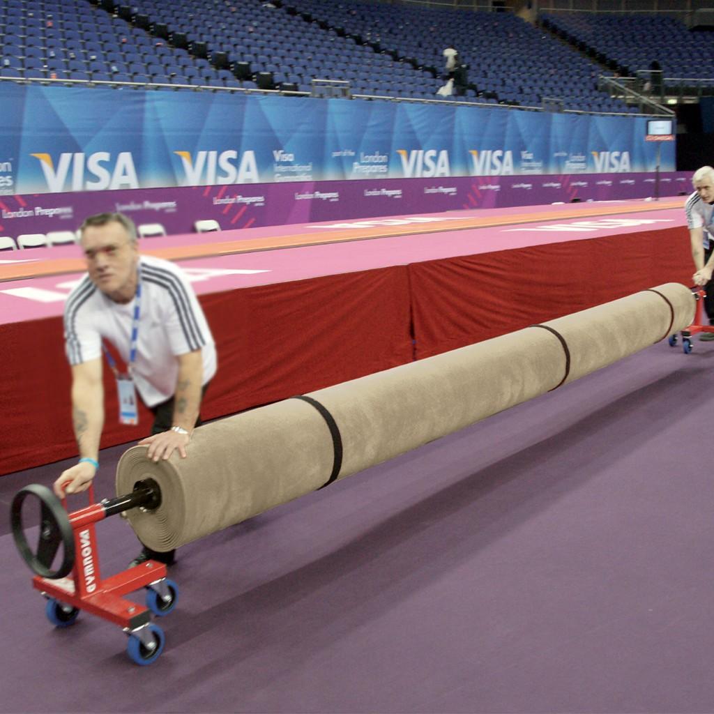 Gymnova 2 m leveän voimistelumaton kuljetus- ja säilytysvaunu GY-6672 - Image 3