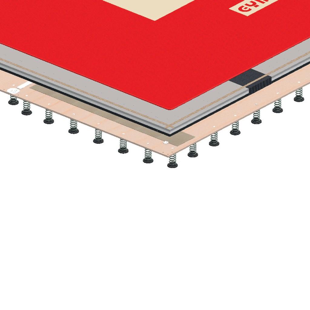 Gymnova competition exercise floor Montreal springs not assembled 13 x 13 m GY-6777DE - Image 3