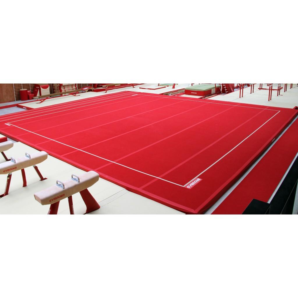 Gymnova competition exercise floor Montreal Evolution with roll-up mats 14 x 14 m FIG, springs not assembled GY-6776DE - Image 2