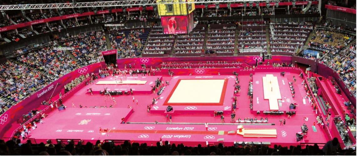 Gymnova raised podium table for gymnastics and sports halls 200 x 100 x 80 cm GY-Podium