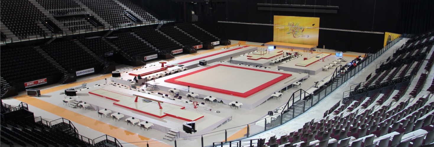 Gymnova raised podium table for gymnastics and sports halls 200 x 100 x 80 cm GY-Podium - Image 2