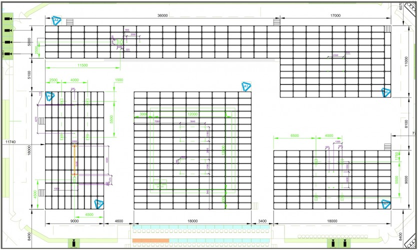 Gymnova raised podium table for gymnastics and sports halls 200 x 100 x 80 cm GY-Podium - Image 12