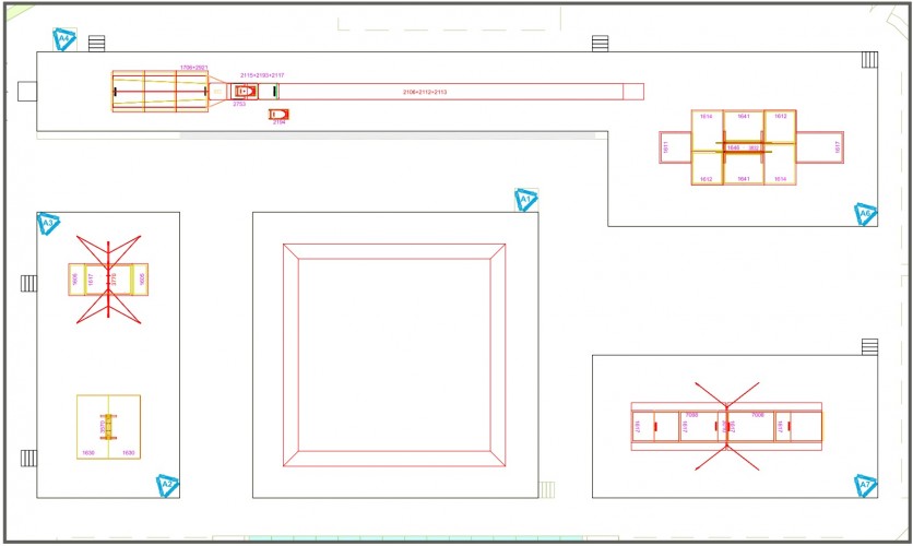 Gymnova raised podium table for gymnastics and sports halls 200 x 100 x 80 cm GY-Podium - Image 13