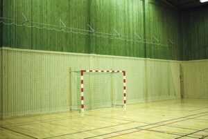 KGM black retractable safety net 4 x 16 m  KG-120025