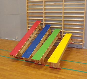 KGM red play and gymnastics bench 200 cm