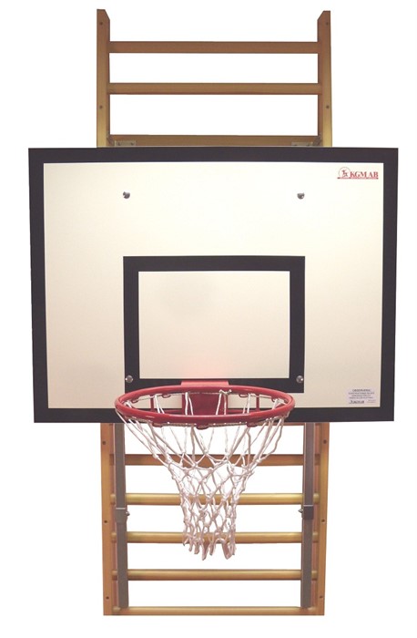 KGM basketball rack to attach to wall bars 120 x 90 cm