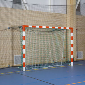 KGM foldable red-white lacquered handball goal 300 x 200 cm