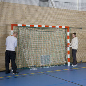 KGM puna-valkolakattu käsipallomaali taitettava 300 x 200 cm KG-230002