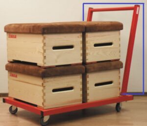 KGM handle trolley for vaulting box KG-265210