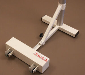 KGM aluminum free standing badminton posts