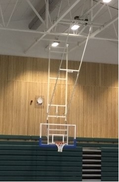 KGM electric ceiling-mounted height-adjustable basketball rack